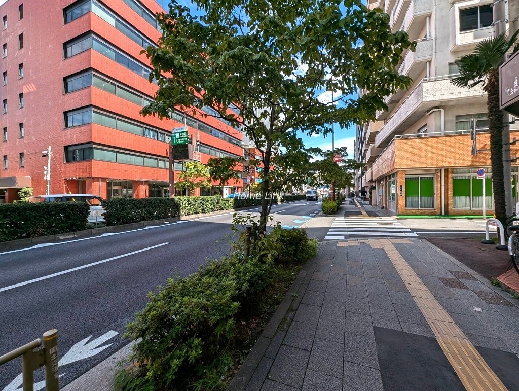 サンビュー北池袋　北東側 前面道路